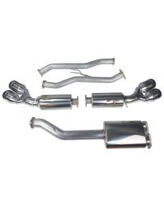 Injen 10-13 Hyundai Genesis Coupe 2.0L(t) 4cyl SS Exhaust w/ 76mm Y-Pipe Resonator/Molded SS Flanges buy in USA