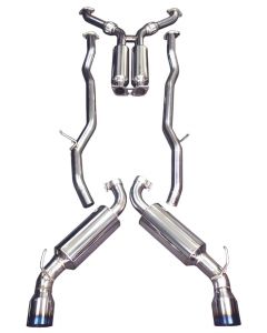 Injen 08-11 Lancer 4cyl 2.0L & 2.4L (All trim levels) 60mm Axle-Back Exhaust buy in USA