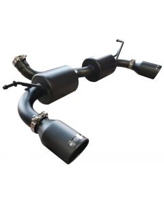 Injen 07-17 Jeep Wrangler JK 3.6L/3.8L 63mm Stealth Black Axle-back Exhaust w/ 4in Black Tips buy in USA