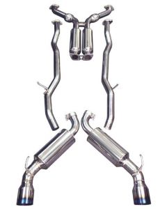 Injen 13--19 Ford Focus ST 2.0L (t) 3.00in Cat-Back Stainless Steel Exhaust System w/Titanium Tip buy in USA