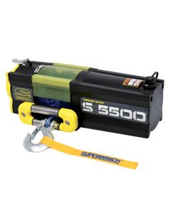 Superwinch 5500 LBS 12V DC 1/4in x 60ft Synthetic Rope S5500 Winch buy in USA