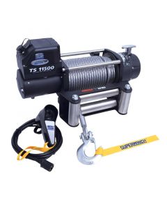 Superwinch 11500 LBS 12V DC 3/8in x 84ft Steel Rope Tiger Shark 11500 Winch buy in USA