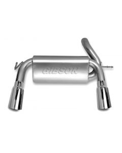 Gibson 12-17 Jeep Wrangler JK Rubicon 3.6L 2.5in Cat-Back Dual Split Exhaust - Aluminized buy in USA