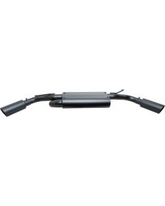 Gibson 10-11 Jeep Wrangler JK Sport 3.8L 2.5in Cat-Back Dual Extreme Exhaust - Black Elite (Ceramic) buy in USA