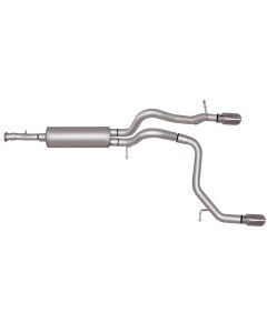 Gibson 07-10 Hummer H3 Base 3.7L 2.5in Cat-Back Dual Split Exhaust - Aluminized buy in USA