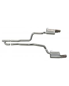 Gibson 05-10 Ford Mustang Base 4.0L 2.5in Cat-Back Dual Exhaust - Aluminized buy in USA