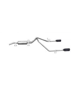 Gibson 11-18 Ram 1500 Big Horn 5.7L 2.25in Cat-Back Dual Split Exhaust - Black Elite buy in USA