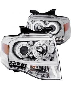 ANZO 2007-2014 Ford Expedition Projector Headlights Chrome buy in USA