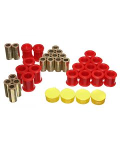 Energy Suspension 95-98 Nissan 240SX (S14) Red Rear Control Arm Bushing Set (Must reuse existing out buy in USA