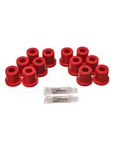 Energy Suspension 81-89 Toyota FJ40/FJ60 Landcruiser 2/4WD Red Front Leaf Spring Bushing (Set of 12) buy in USA