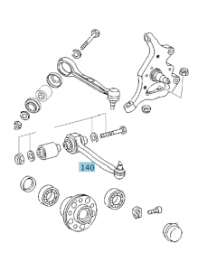 Original Mercedes-Benz Querstrebe Vorderachse rechts A204330201180 buy in USA
