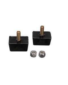 Energy Suspension Univ Blk 7/8in H x 1-7/8in L x 1-3/8in W Low Profile Rectangular Bump Stops (2 ea) buy in USA