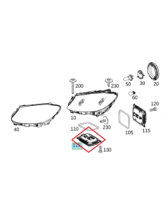 A2059004330 Mercedes-Benz Steuergerät Leuchtweitenregulierung links C-Klasse 205 buy in USA