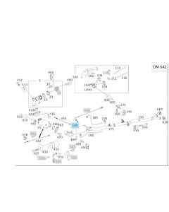 Original Mercedes-Benz Partikelfilter M-Klasse ML-Klasse 164 W164 buy in USA
