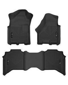 Husky Liners 19-20 Dodge Ram 2500/3500 Crew Cab X-Act Contour Front and Second Row Seat Floor Liners buy in USA