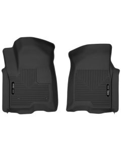 Husky Liners 19-23 Chevy Silverado 1500 Crew Cab/Double Cab X-Act Contour Front Black Floor Liners buy in USA