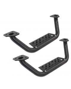 Go Rhino Dominator Extreme D6 SideSteps - Tex Blk - 4in Drop Down Steps (Pair) buy in USA