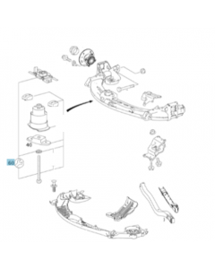 Original Mercedes-Benz Reparatursatz Schemel-Lager Hinterachse A1693510742 buy in USA