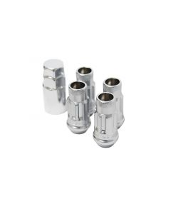 Wheel Mate 12x1.25 48mm Muteki SR48 Silver Open End Locking Lug Nut - Set of 4 buy in USA