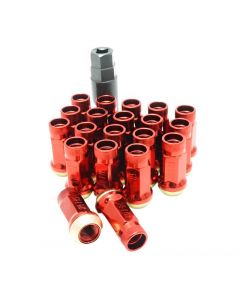 Wheel Mate Muteki SR45R Lug Nut Kit Lock Set 12x1.5 45mm - Red buy in USA