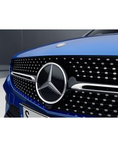 Mercedes-Benz Diamantgrill Diamant Grill Kühlerverkleidung GLC Coupe auch AMG 253 mit 360° Kamera nur 4 Elemente mit silbernen Pins buy in USA