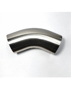 Stainless Bros 2.50in Diameter 1.5D / 3.75in CLR 45 Degree Bend Leg Mandrel Bend buy in USA