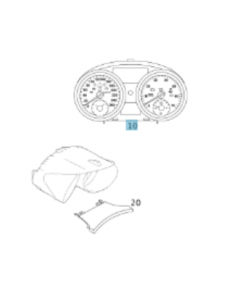 Original Mercedes-Benz Kombiinstrument Tachometer SLK 171 A1715406647 buy in USA
