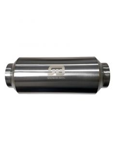 Stainless Bros 3in x 12.0in OAL Lightweight Muffler - Matte Finish buy in USA