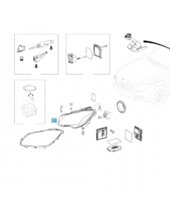 Original Mercedes-Benz Scheinwerfer Leuchteinheit ILS rechts CLS 218 A2188205461 buy in USA