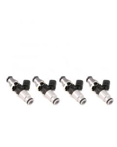 Injector Dynamics 1050X Injectors 14mm (Grey) Adaptor Top - (Silver) Bottom Adapter (Set of 4) buy in USA