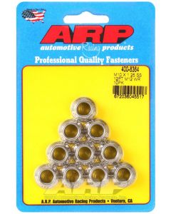 ARP M10 x 1.25 SS 12pt Nut Kit (10/pkg) buy in USA