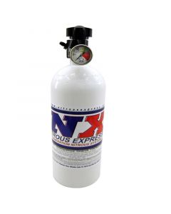 Nitrous Express 15lb Bottle w/Lightning 500 Valve (6.89 Dia x 26.69 Tall) w/Gauge buy in USA