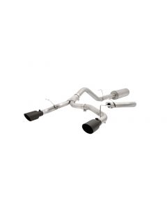 Gibson 2021+ Ford Bronco 4-DR 2.7L 4WD 2.5in Black Elite Cat-Back Dual Split Exhaust - Stainless buy in USA