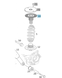 Original Mercedes-Benz Anschlagpuffer Zusatzfeder Hinterachse Vito BR639 buy in USA
