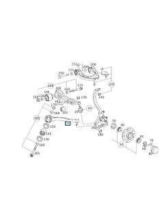 ORIGINAL MERCEDES-BENZ ZUGSTREBE RECHTS TAUSCHTEIL buy in USA