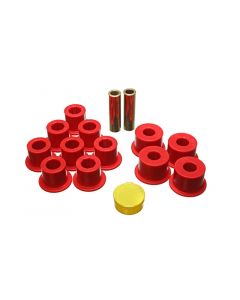 Energy Suspension 6/86-97 Nissan 720 & Hardbody Pickup 2WD Red Rear Leaf Spring Bushing Set buy in USA