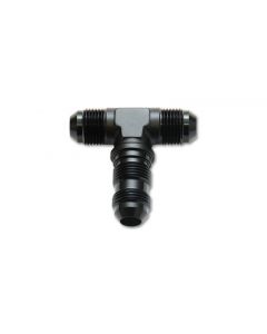 Vibrant -3AN Bulkhead Adapter Tee Fitting - Anodized Black Only buy in USA