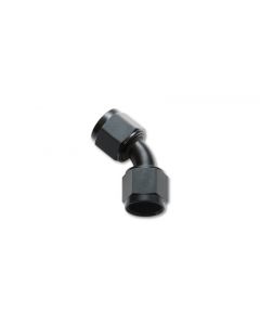 Vibrant -4AN X -4AN Female Flare Swivel 45 Deg Fitting ( AN To AN ) -Anodized Black Only buy in USA