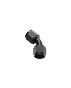 Vibrant -20AN X -20AN Female Flare Swivel 45 Deg Fitting (AN To AN) -Anodized Black Only buy in USA