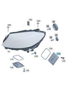 A2228700789 Original Mercedes-Benz Spannungswandler Scheinwerfer C-Klasse 205 buy in USA