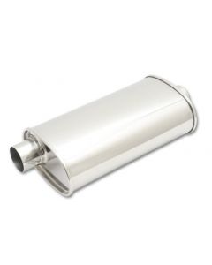 Vibrant StreetPower Oval Muffler 3.50in Inlet/Outlet (Offset-Center) buy in USA