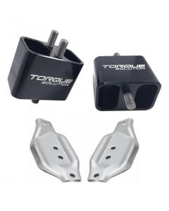 Torque Solution Solid Billet Engine Mounts w/ Mount Plates: 02-14 Subaru WRX / 04-17 STI buy in USA