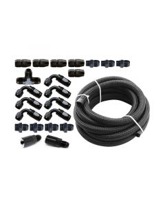 Torque Solution Braided Fuel Line Kit for -6 Aeromotive FPR: Subaru WRX 02-14 / Subaru STI 07-18 buy in USA