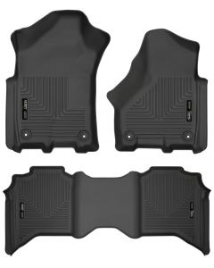 Husky Liners 19-21 Ram 2500/3500 Crew Cab Weatherbeater Black Front & 2nd Seat Floor Liners buy in USA