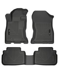 Husky Liners 2019 Subaru Forester Weatherbeater Black Front & 2nd Seat Floor Liners buy in USA