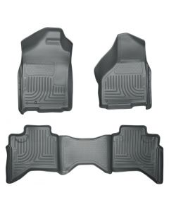 Husky Liners 03-08 Dodge Ram 1500/2500/3500 Quad Cab WeatherBeater Combo Gray Floor Liners buy in USA