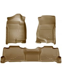 Husky Liners 07-13 GM Escalade/Suburban/Yukon WeatherBeater Tan Front & 2nd Seat Floor Liners buy in USA