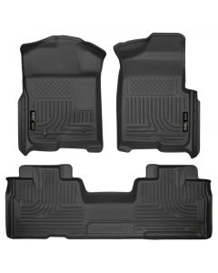 Husky Liners 09-12 Ford F-150 Super Cab WeatherBeater Combo Black Floor Liners buy in USA