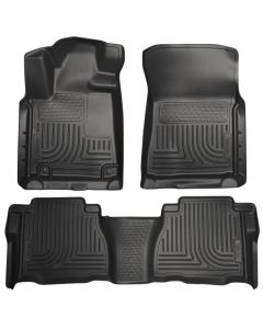 Husky Liners 07-11 Toyota Tundra Double/CrewMax Cab WeatherBeater Combo Black Floor Liners buy in USA