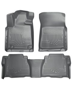 Husky Liners 2012 Toyota Tundra Double/CrewMax Cab WeatherBeater Combo Gray Floor Liners buy in USA